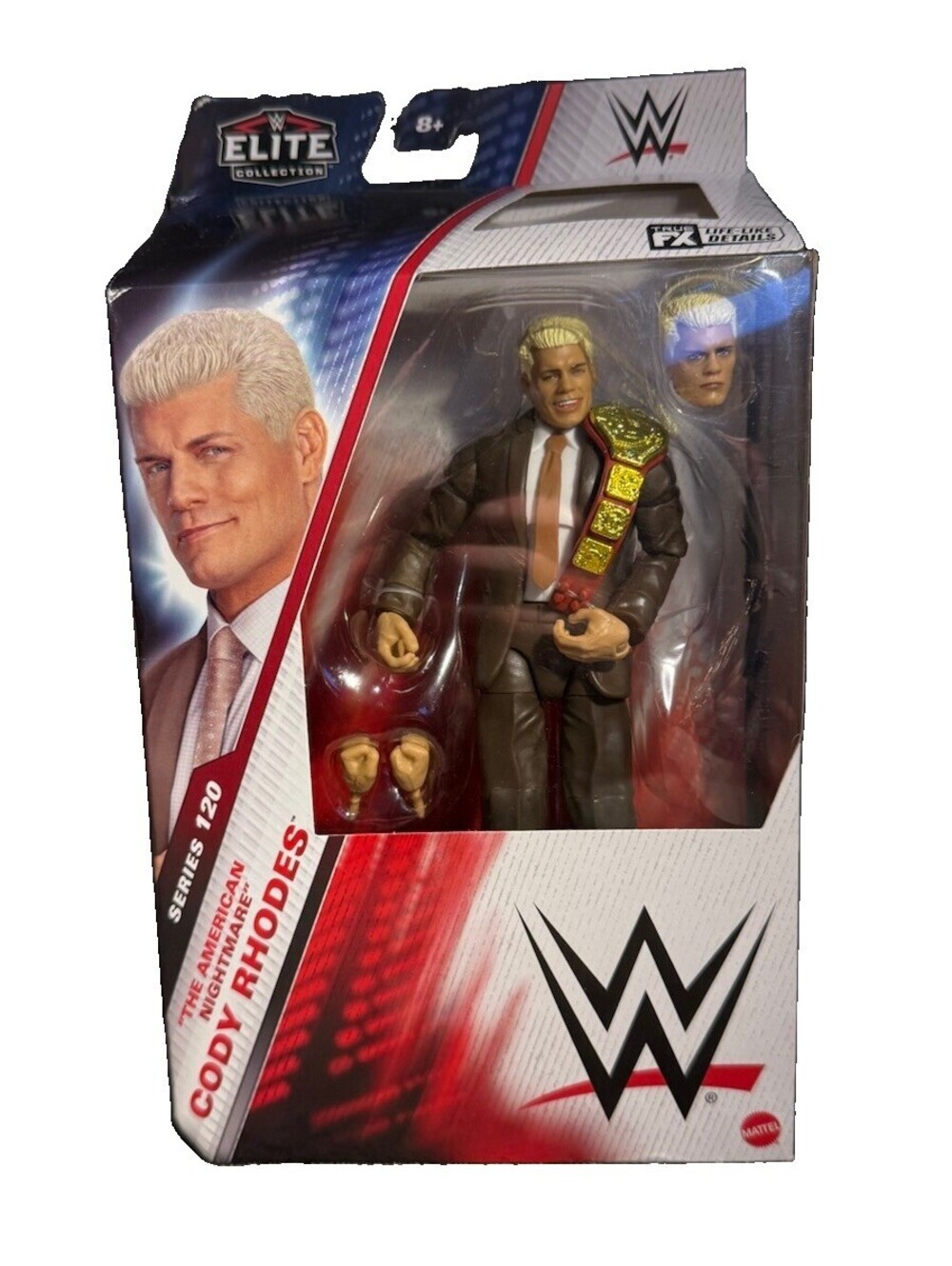 WWE Elite Series 120 Cody Rhodes American Nightmare Mattel Figure Belt NIB